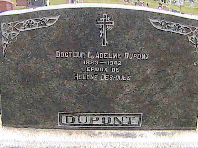 Headstone image of Dupont