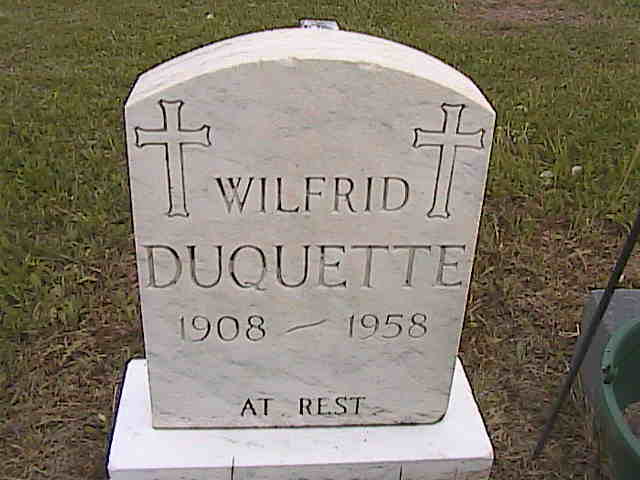 Headstone image of Duquette