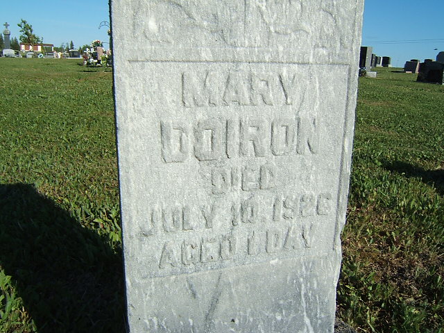 Headstone image of Doiron