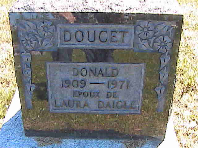 Headstone image of Doucet